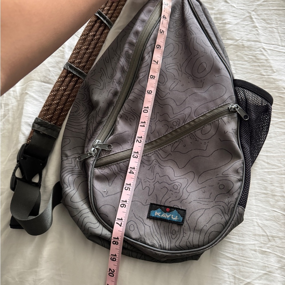 Well Loved Kavu Topo Design Sling Bag - Picture 8 of 9